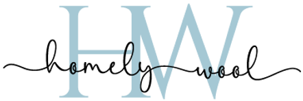 Logo homely wool