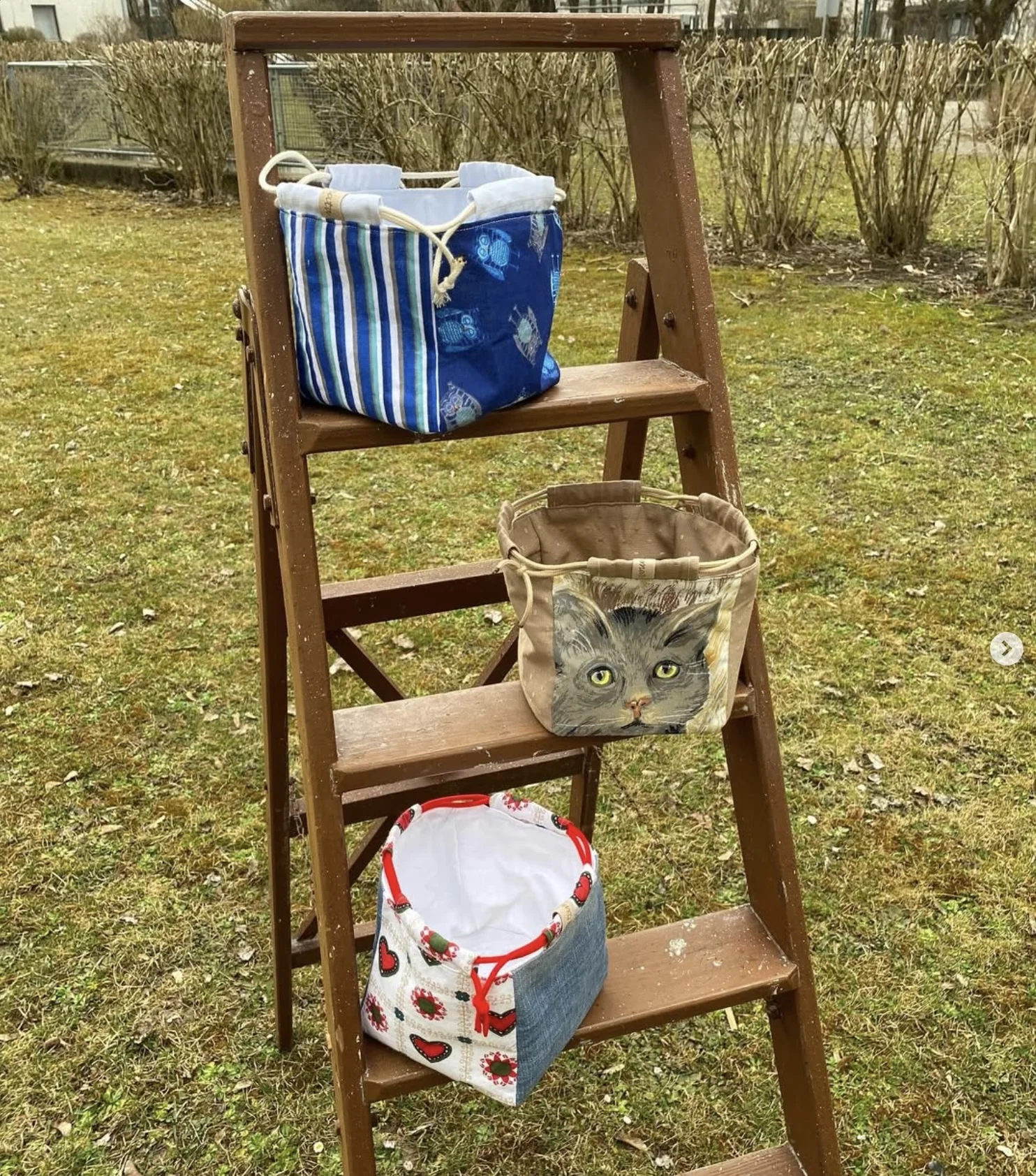 Tamatas Upcycling - Taschen mit Kordel