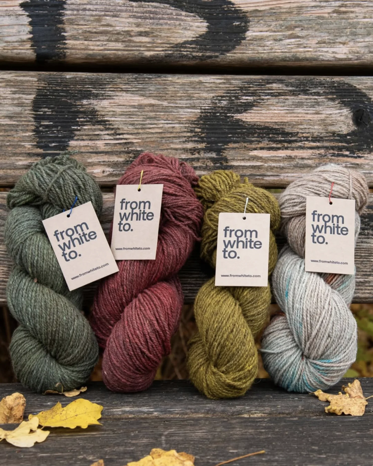 From White To - Garne in Herbstfarben