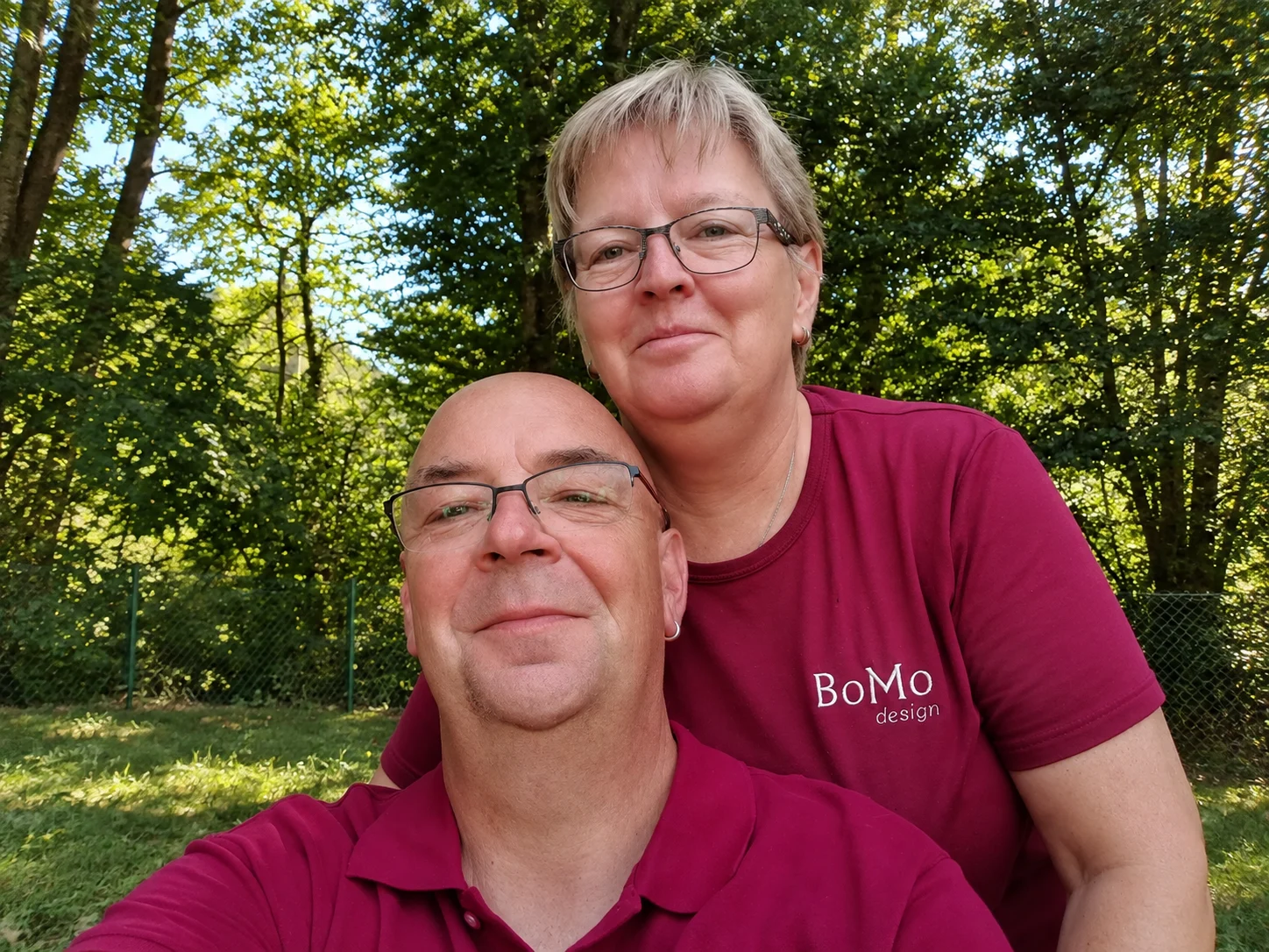 Beate mit ihrem Mann